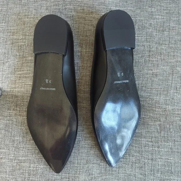 Everlane New Black  Leather Women's Loafers Oxfords Size 8 - 8.5 - Picture 4 of 6